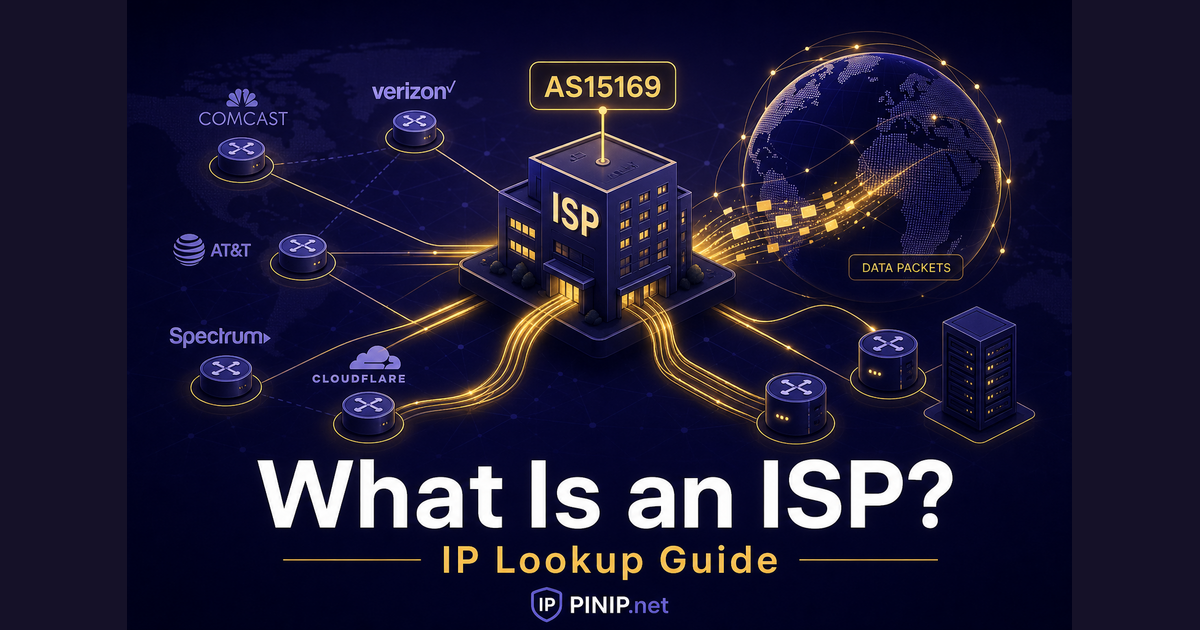 What Is an ISP? How Providers Appear in IP Lookups